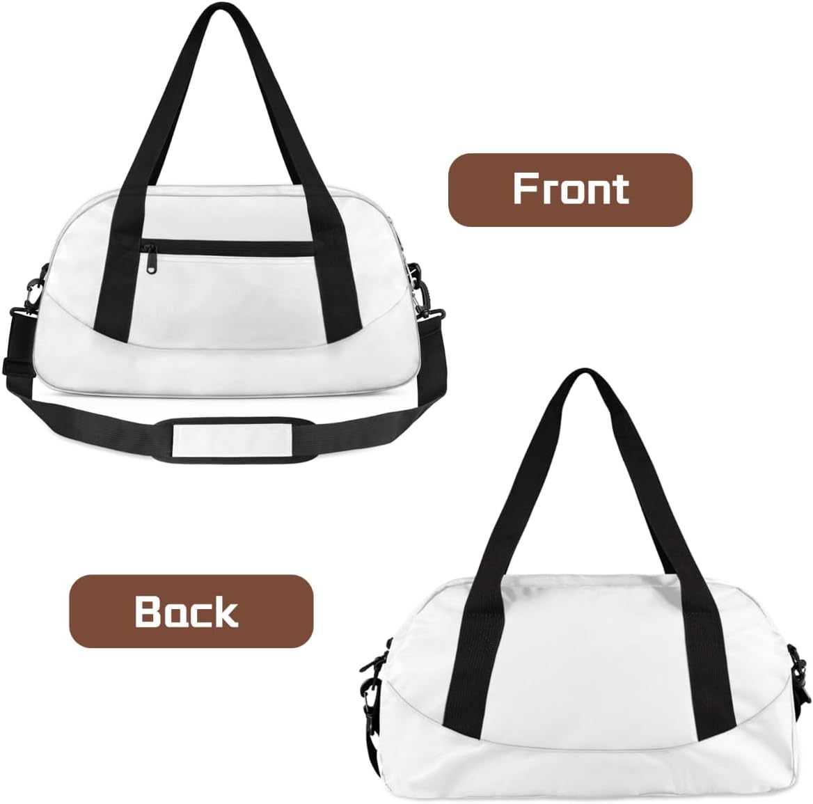 Kids Travel Duffle Bag Weekender Overnight Bag Gym Tote for Boy Girls Carry On Workout Duffel Bag(Easter Rabbit Blue Wooden Board)