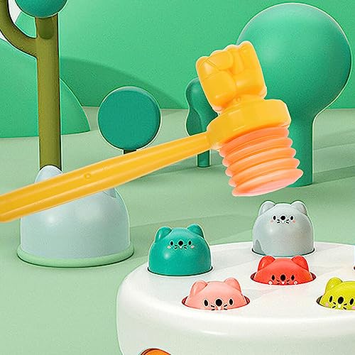 Cabilock Brinquedo De Martelar De 12 Peças Mini Martelo Estridente Martelo De Plástico Brinquedo Est