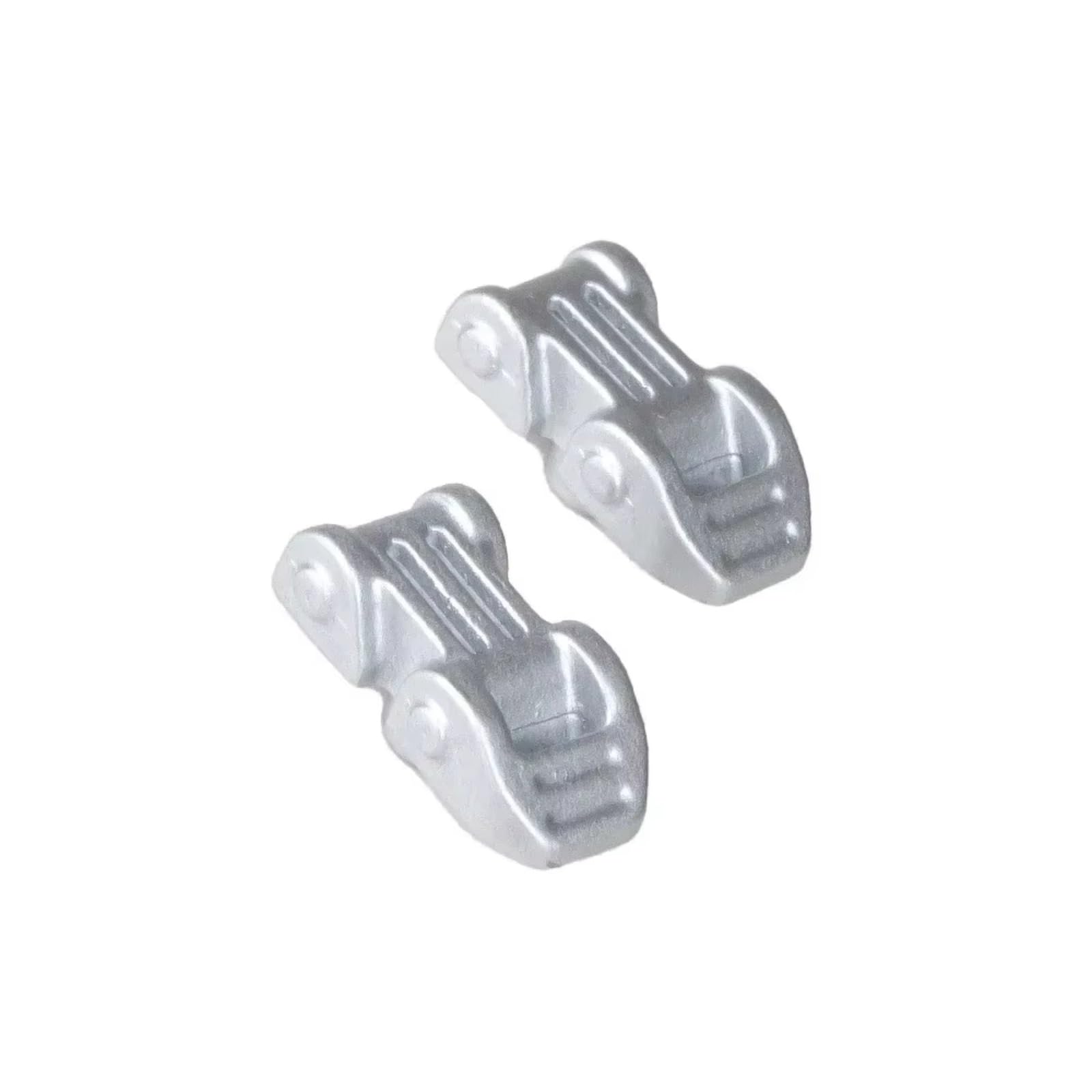 Para MK07 JK07 1/7 Bisagra Metálica Para Capó Pieza De Emoción Accesorios Decorativos Coche RC Piezas Mejora RC Crawler Komponenten(Silver)