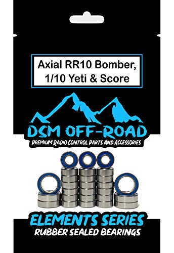 Axial 1/10 RR10 Bomber, Yeti & Score Sealed Bearing Kit Set (27 Bearings)