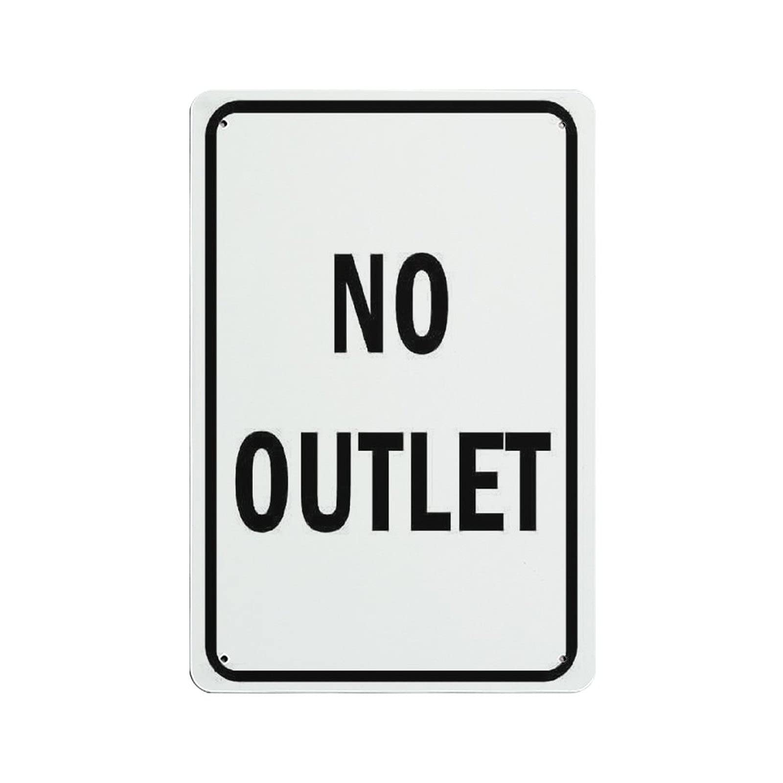 Metal Tin Sign No Outlet Vintage Tin Poster Metal Sign Wall Decoration Country Kitchen Home Garage Decor 12"x8"