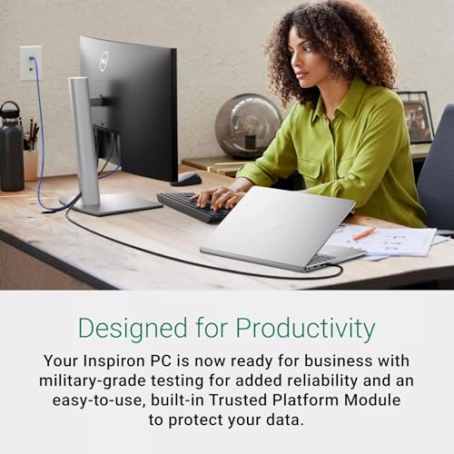 Image of Dell inspiron 16 2 in 1 Laptop, 16 inch FHD+ Touch Screen Business Laptop, Intel Ultra 5 Processor, 16GB LPDDR5X, 1TB SSD, Backlit Keyboard, Ice Blue, 32GB USB Flash Drive, Windows 11 Pro, Accessories
