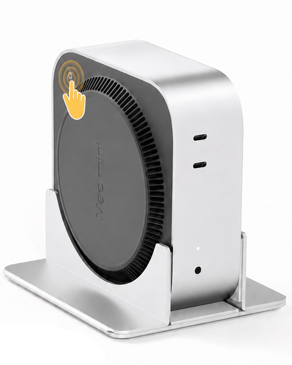 Amazon.co.jp: Mac Mini M4 スタンド - 縦置きデスクホルダー、電源