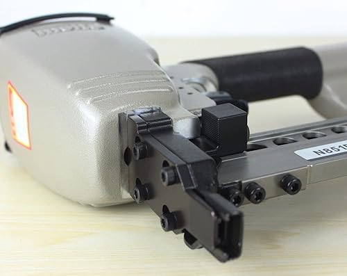 Miniatura 6 de meite N851F - Engrapadora de tapicería calibre 16, corona de 716 pulgadas, de 1 a 2 pulgadas de longitud, grapadora de encendido continuo, grapadora