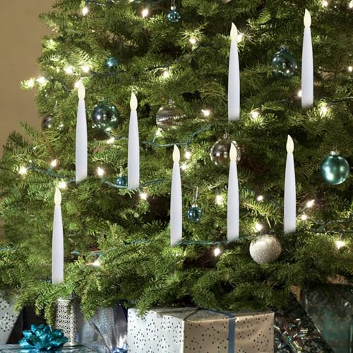 Velas LED cónicas con pinzas luz esmerilada de 16x16 cm para hogar 4