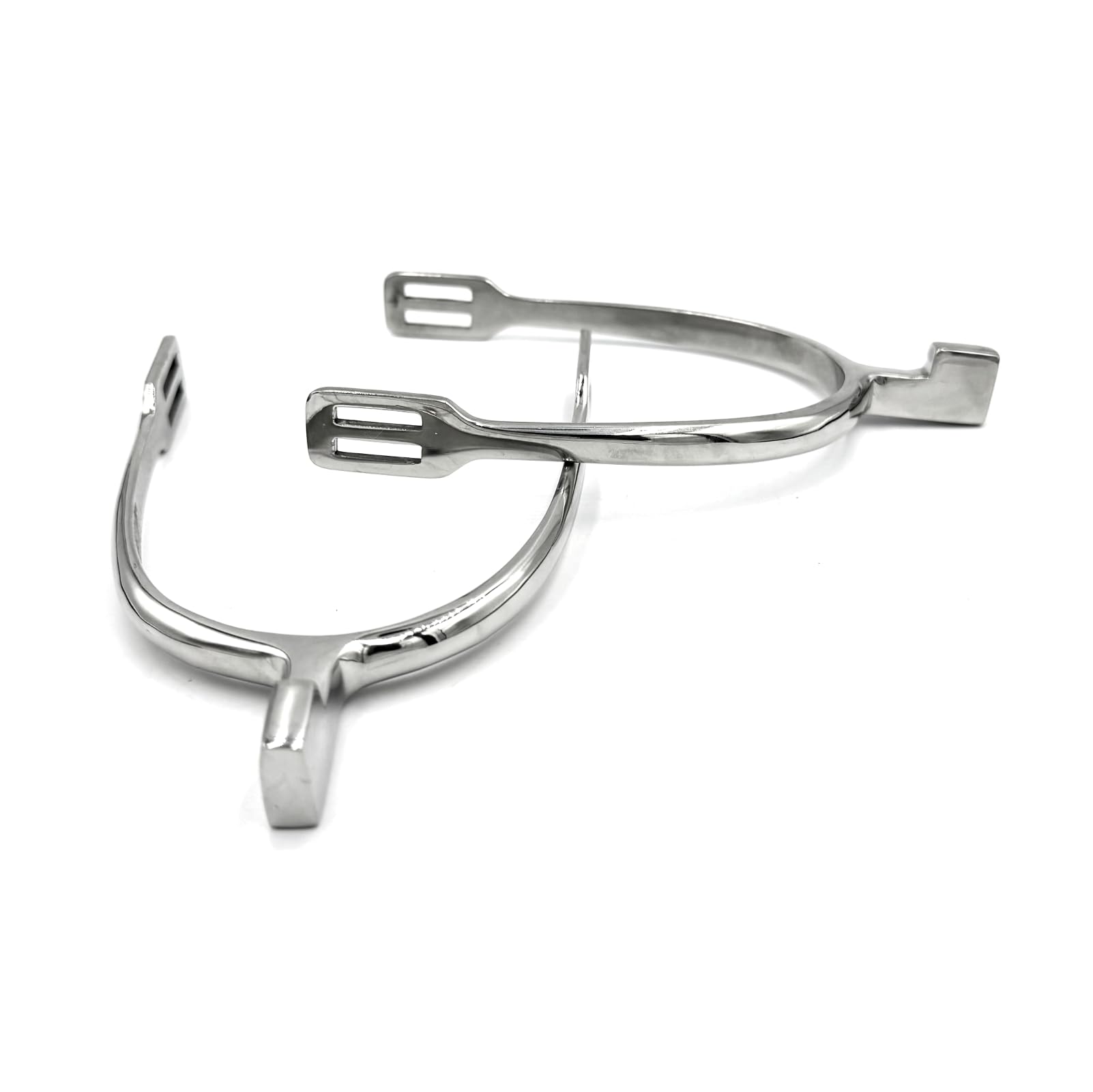 Equine Smile ES1006 Hammer Spores Riding Spurs Track High Quality Stainless Steel (Mens 30mm), silver, Herren 30 mm - Image 2
