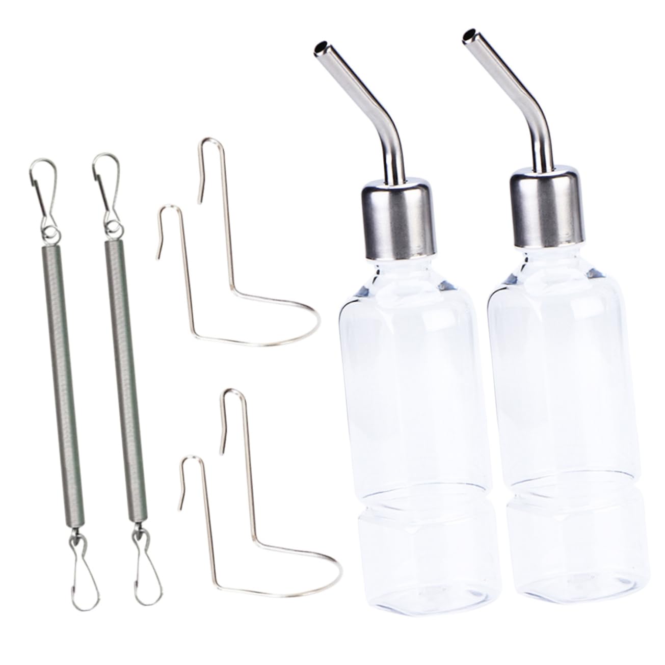 INOOMP 6 Uds Botella De Agua Potable para Mascotas Dispensador De Agua para Conejillo De Indias Bebedero para Hámster Botella De Agua para Conejillo De Indias Botella De Agua
