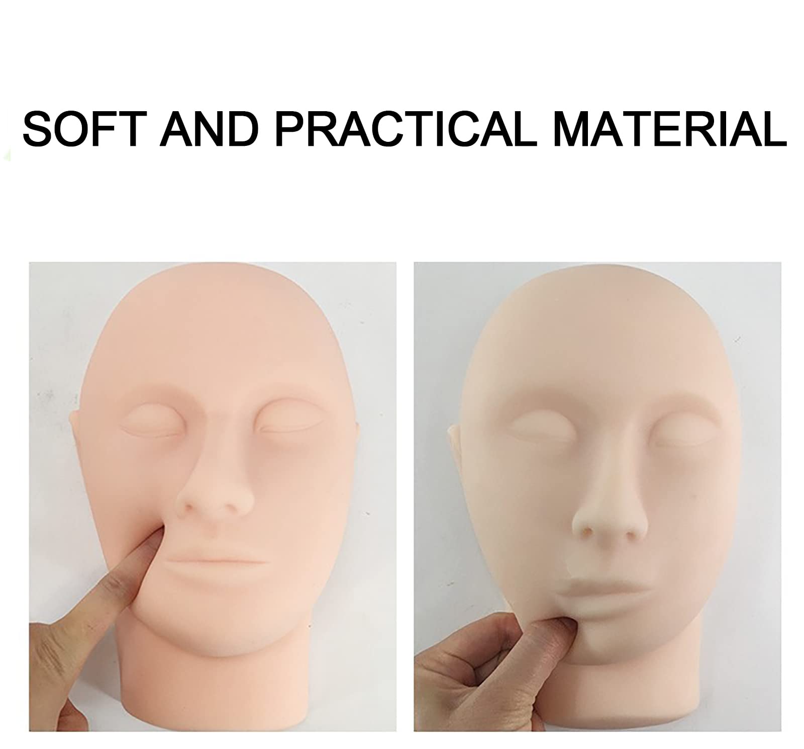 Model Dydaktyczny, Silikonowy Manekin Do Treningu Wtryskowego, Model Głowy Do Nauczania Mikroplastiku, Miękki Materiał, Odpowiedni Do Praktycznego Szkolenia Studentów Medycyny, D