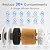 Purewell PFAS-Free 6-Stage Gravity Water Filter System with PC Water Level Window, Certified to Reduce Lead, Total PFAS (Forever Chemicals), Mercury, and Chlorine, SF-2.25G