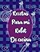 Libro para apuntar recetas para robot de cocina, 120 páginas, muy práctico, tapa blanda: Cuaderno ideal para apuntar 108 recetas para robot de cocina