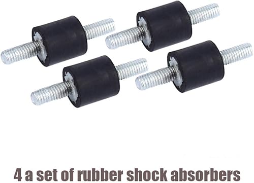 Miniatura 8 de M8 - Soportes de goma amortiguadores antivibraciones Silentblock para coche y barco, paquete de 4 (M8 1.181x0.787 in)