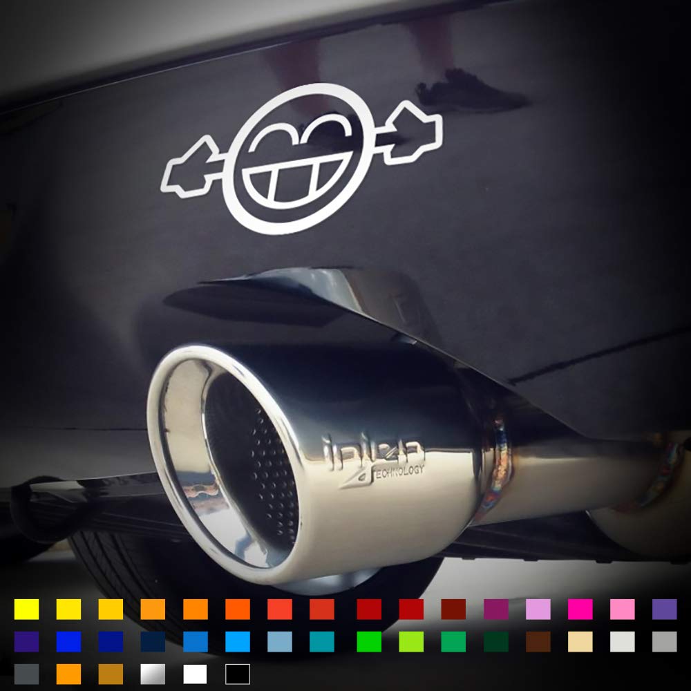 2X Too Loud Car Sticker, Exhaust/Bass Too Loud, Vinyl Decal, Car Window Bumper Sticker, Tuning Motorsport JDM, Funny Sticker for Caravan, 90mm Each