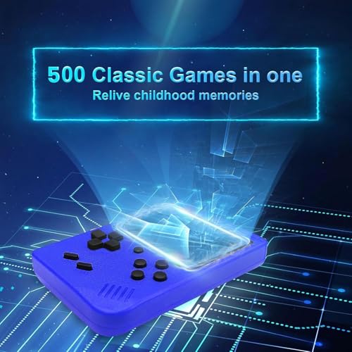 Handheld Game Console,Portable Gaming System with 400+ Classic Games,3.0 LCD Screen,Retro Game Console Support TV Connection&2 Players for Kids Adults - Image 5