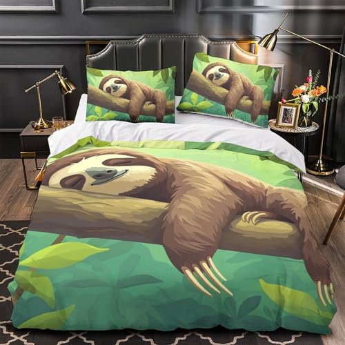 Linge de lit loutre motif 3D impression haute définition - 4