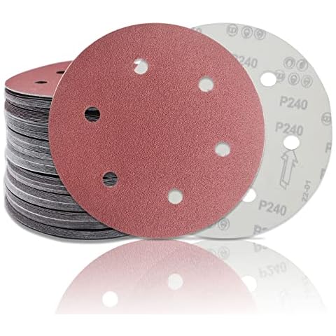 225mm Sander Disc 40 Grit 6 Holes, Hook and Loop Disc 225mm Sanding Pads for Drywall Sander for Grinding Giraffe(20 Pcs) Cover