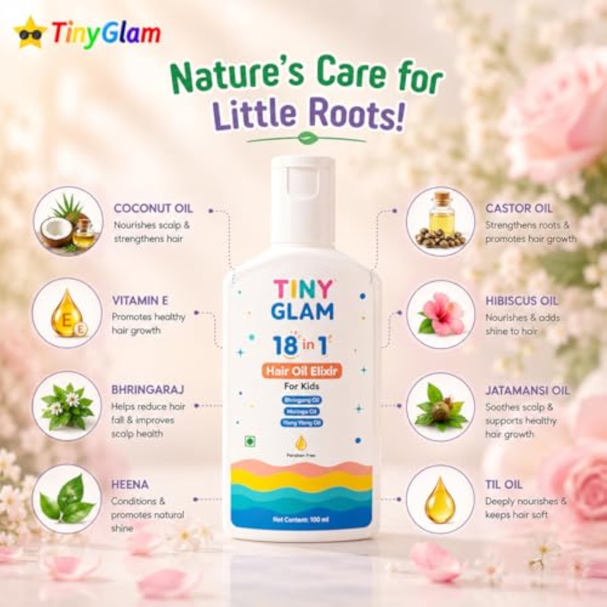 Kids Happy Roots Elixir for Hair & Scalp Nourishment