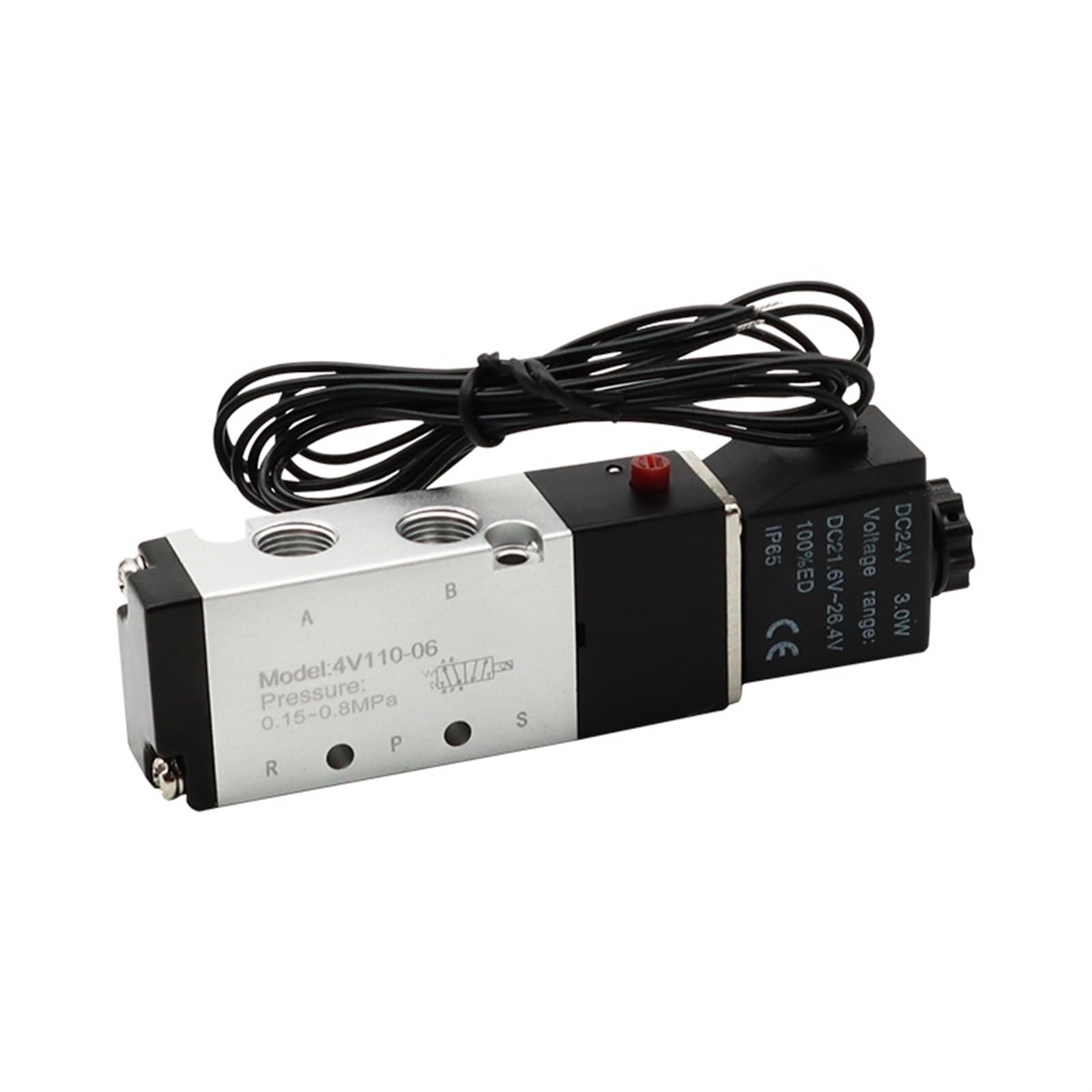 Électrovanne pneumatique 4V110-06 pour stopper les fuites d'air 1/8