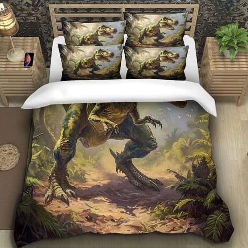 Housse de couette loup imprimé 3D microfibre parure de lit sauvage 220x240cm