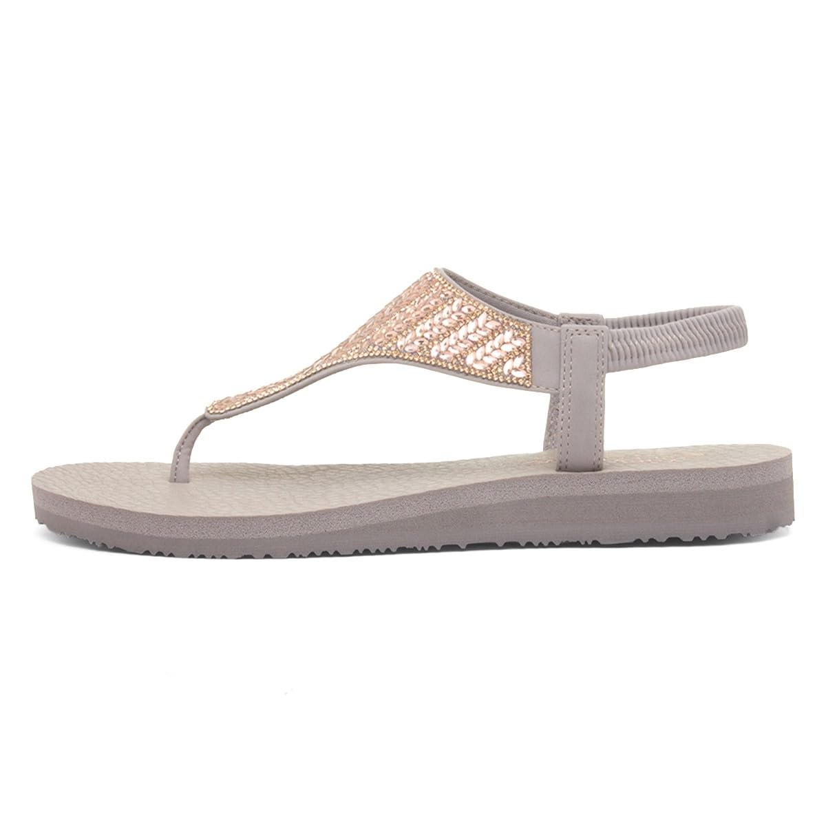 Skechers - MEDITATION GLAMOROUS MUSE, Sandalia Mujeres, TAUPE,