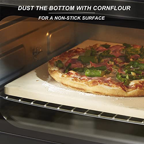 Yumhouse YELLOW Pizza Stone For Oven And Grill Rectangular thumb #3