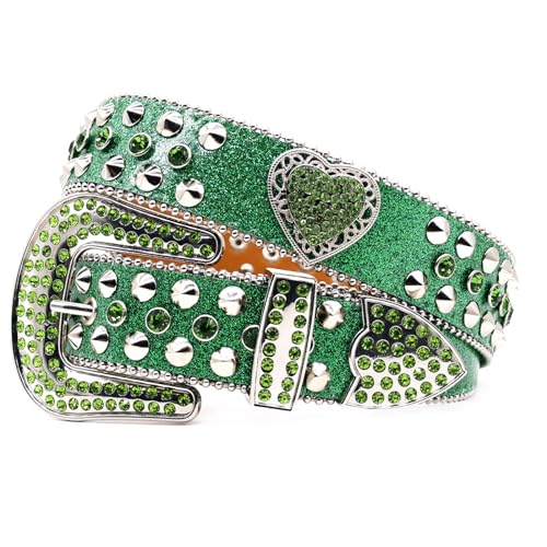 Ceinture rock and roll pour festival avec chaîne de taille punk et strass sur votre jean