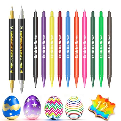 Food Coloring Pen Set of 12 for Baking and Crafts