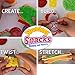 Stretcheez Snacks - Play Food for Kids - Stretchy Pretend Food & Toppings - Mix & Match - Collect Them All - Works with Role Play Kitchens - Twelve Assorted Sets Available for Boys & Girls