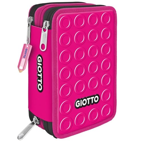 Giotto Astuccio 3 Zip Smart F9538500 Stilnovo (Fucsia)