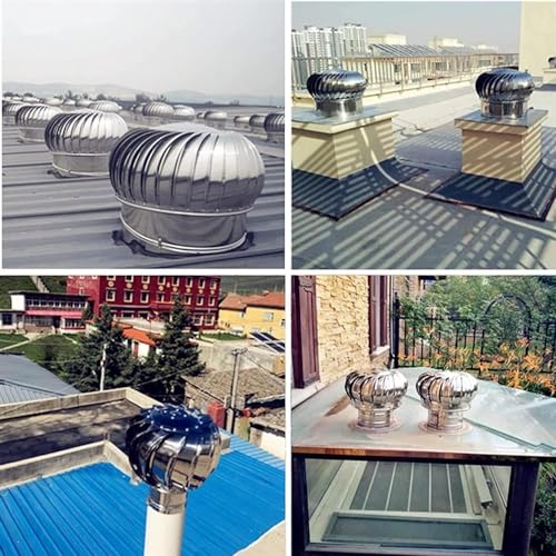 Chapeau de ventilation rotatif de haute précision en acier inox