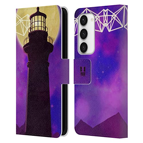 Carcasa tipo libro Samsung S23 5G Head Case con soporte horizontal y tarjetero