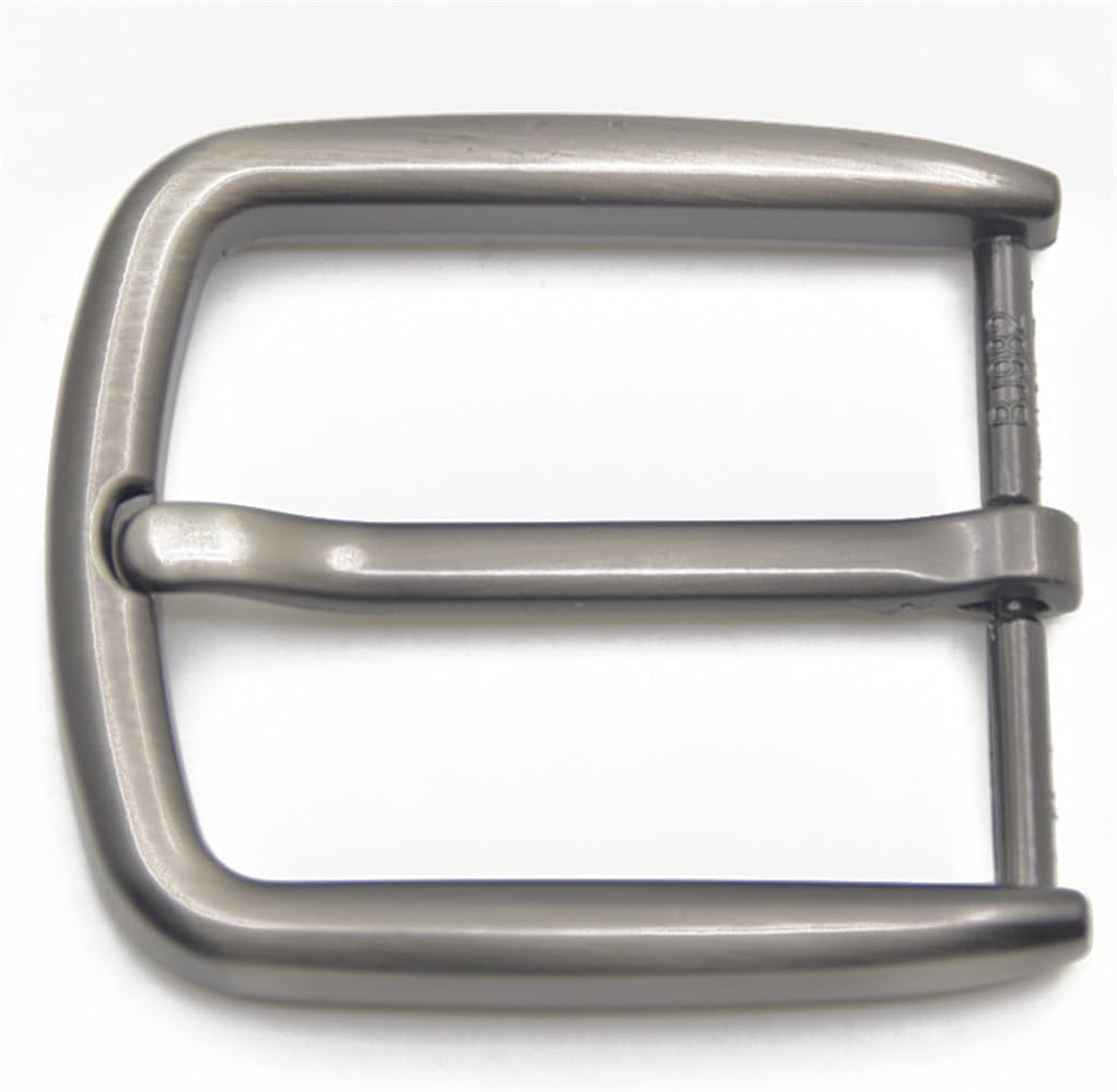 Mens Leather Belt Alloy Pin Buckle Plating Dumb Sweep