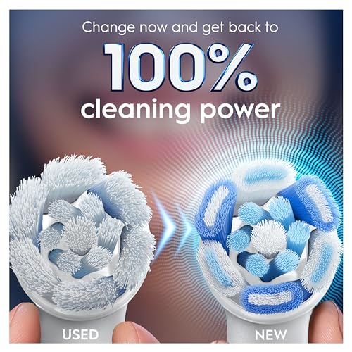 Oral-B iO Series Ultimate Clean Replacement Brush Heads, 6 Count - Original Round Heads, Crisscross Bristles, Deep Cleaning, Plaque Removal, Compatible with iO Electric Toothbrushes