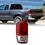AKKON - Fits 2016-2020 Toyota Tacoma Pickup Truck Chrome Red Clear Tail Light Driver Left Side Taillamp Replacement