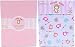 Honey Baby Pink Elephant Toddler Bed or Crib Sheets 2-Pack (100% Cotton)