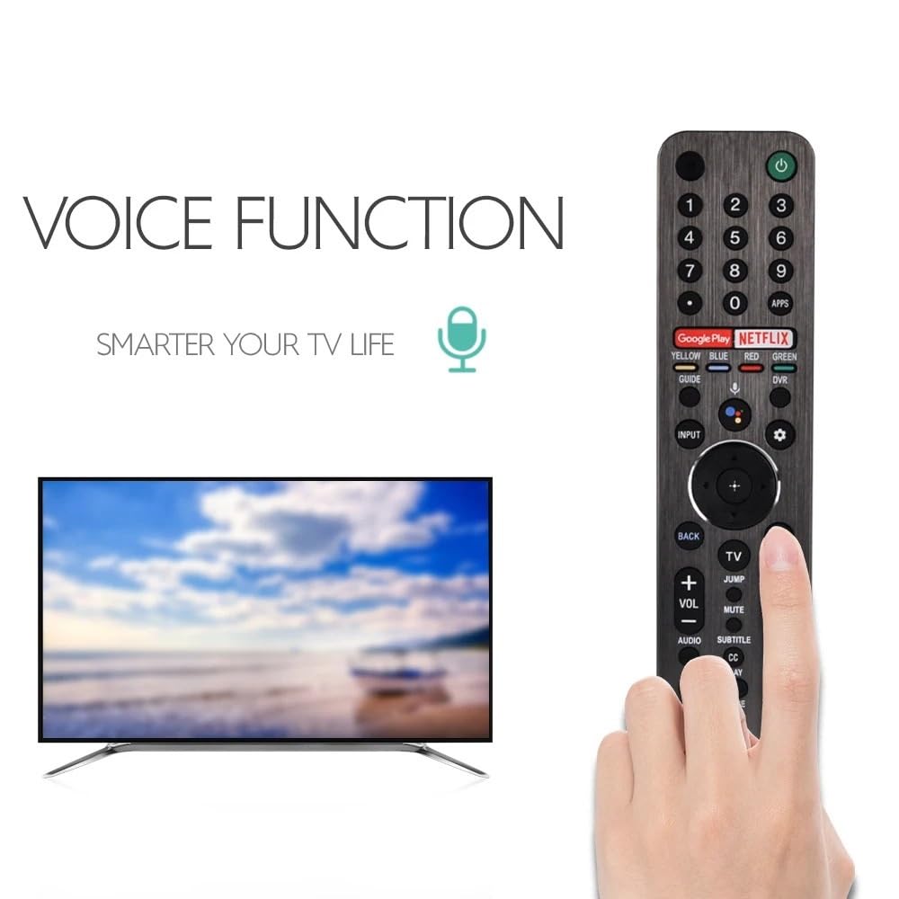 1 pz RMF-TX611U Telecomando vocale retroilluminato for TV 4K HD KD-55XH9505 KD-65XH9505 KD-75XH9505 KD-85XH9505 Sostituisci