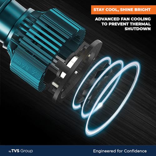 Image of myTVS 200W LED Car Headlight Bulbs | 20000LM Super Bright 6000K LED Conversion Kit | High Power Waterproof Headlamps | Plug & Play, Long-Lasting, Universal Fit, 2-Year Warranty LED9-HB3