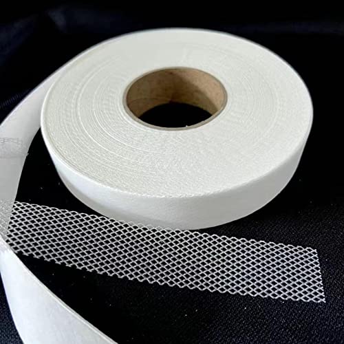 SM SunniMix Fita de bainha de tecido - Solução eficiente para vestuário sem costura, 1,5cm x 50m