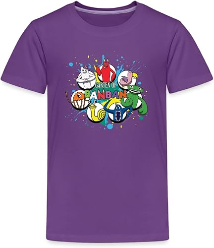Garten of Banban - Camiseta de círculos de personajes (niños)