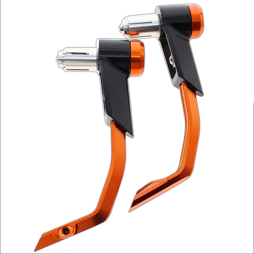 7/8’’ 22mm CNC Brake Clutch Lever Protective Guards Bar Ends Motorcycles Handle Handguard Grip Compatible with 390 690 Dk 1290 SUPER Dk GSXR600 750 More Dirt Bike ATV MX Enduro Motorcross