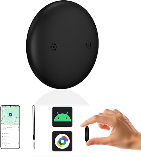 Mini Bluetooth Tracker for Android, Smart Item Finder, Mini Tracking Locator Compatible with Google Find Center (Android Only), Key Finder for Keys, Wallets, Bags, Luggage