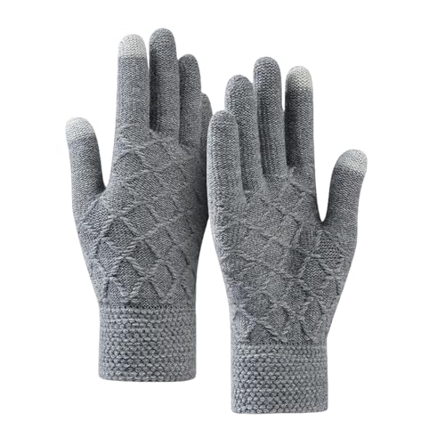 Guantes de pantalla táctil con forro térmico suave 6