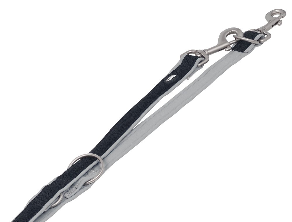 Nobby Preno Mesh Training Leash, 200 cm/15-20 mm, Gray