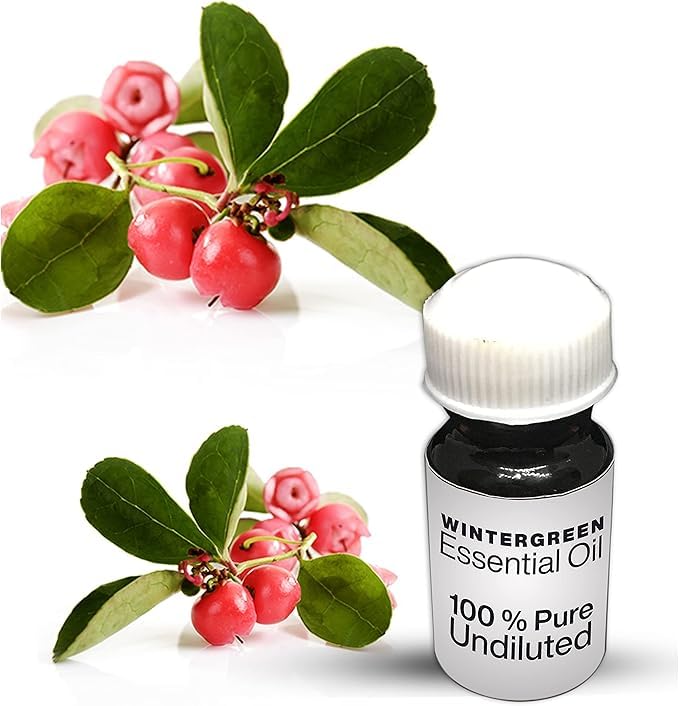 Huile essentielle de wintergreen pure naturelle aromathérapie massage 50 ml