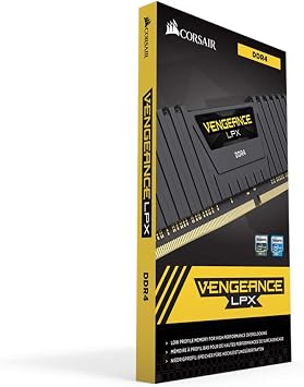 Corsair DDR4 16GB PC3200 Vengeance LPX Black CMK16GX4M1E3200C16