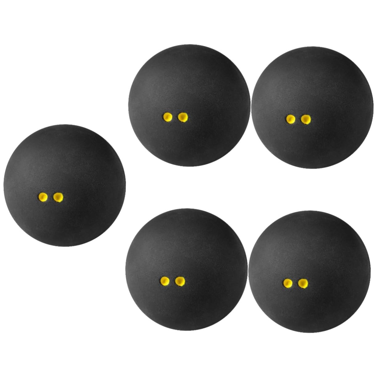 TOYANDONA Wettkampfsquashball mit Hoher Elastizität Leichter Squashball für Training für Anfänger und Jugendliche Langlebiges Material für Optimalen Grip für Erlernen von Squashfähigkeiten