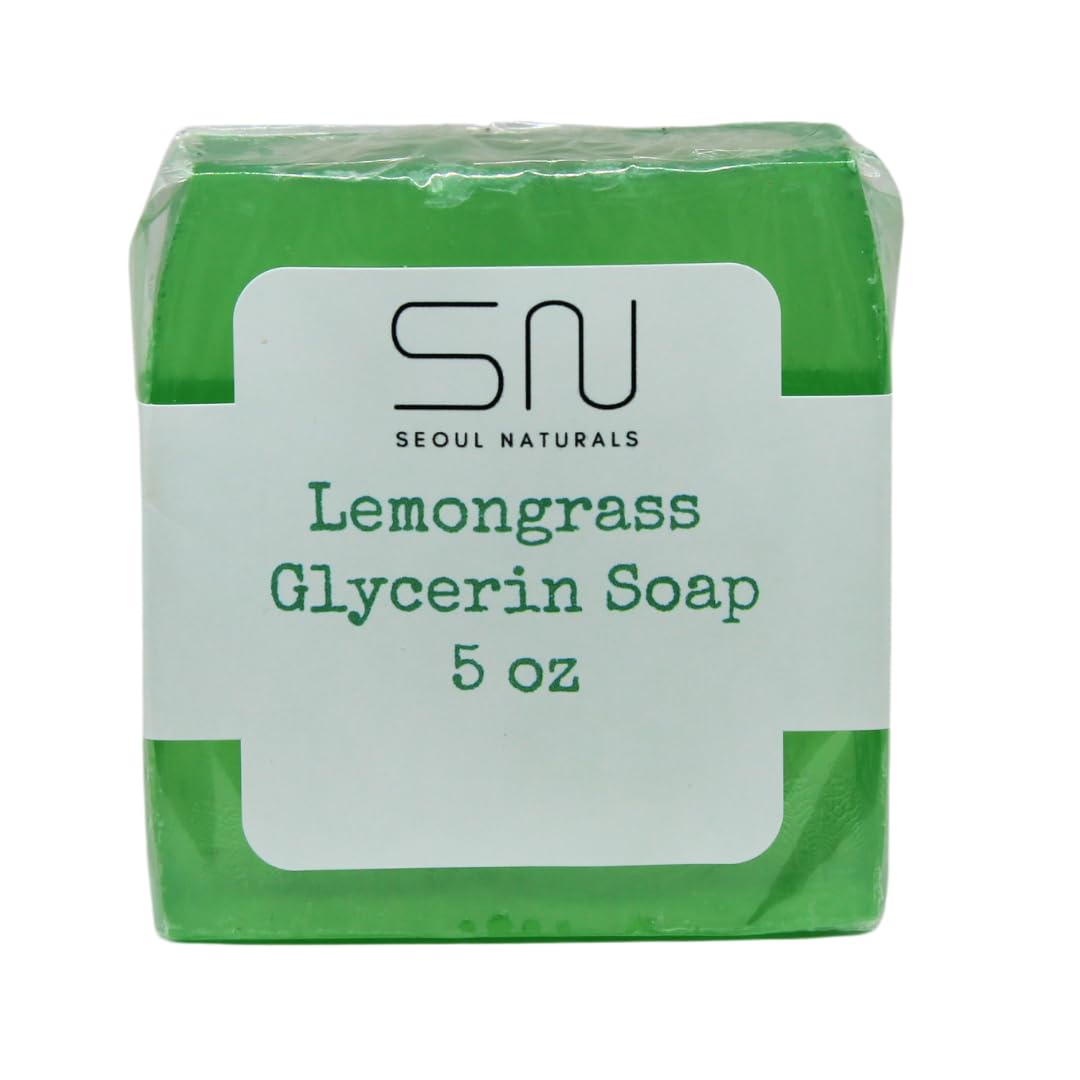 Seoul Naturals Lemongrass Glycerin Moisturizing Soap k beauty 5 oz