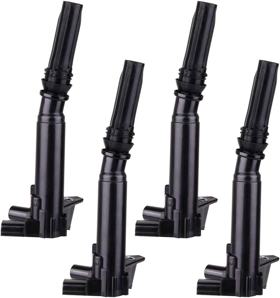 OCPTY Ignition Coil Coils Pack fits UF639 UF631 DG-525,for Ford for F-350 Super Duty 6.2L 2011-2017,for Ford for F-250 Super Duty 6.2L 2011-2017,for Ford for F-150 6.2L 2010-2014 set of 4