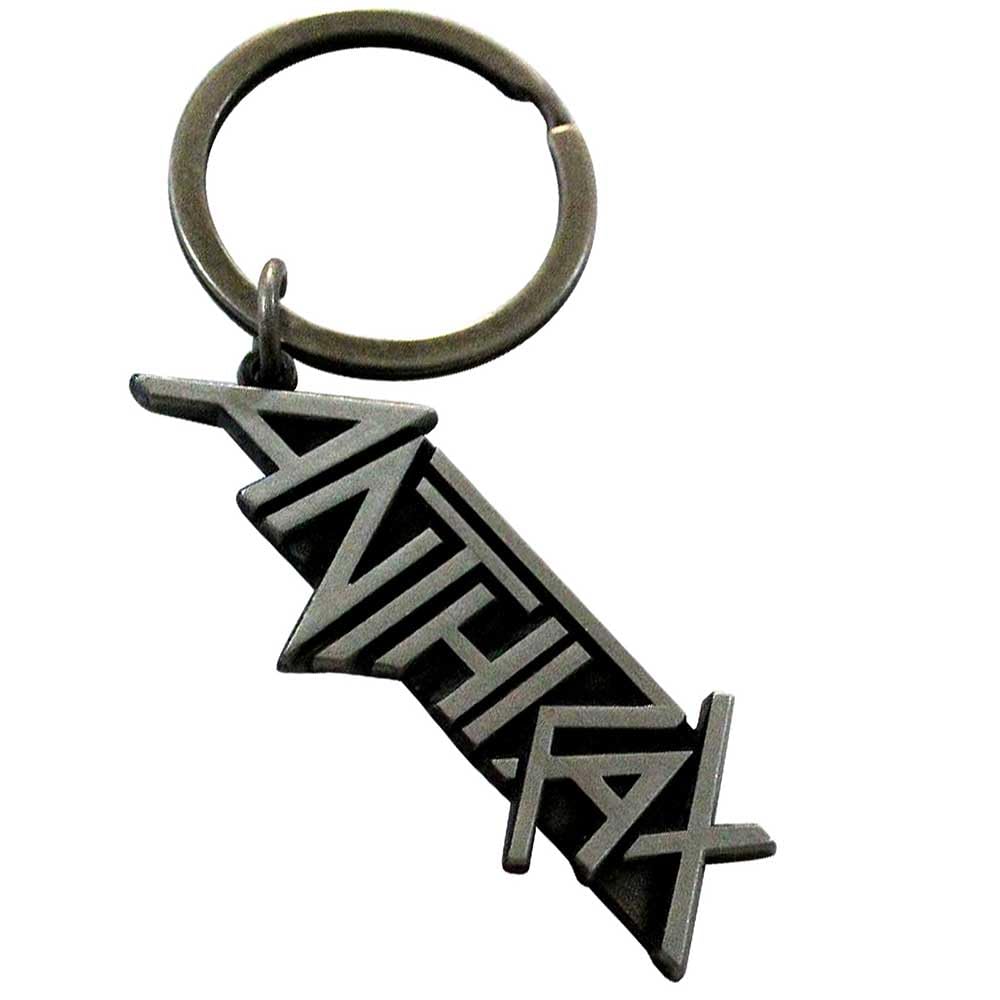 Rock Off officially licensed products Anthrax Band Logo Keyring Keychain One Size