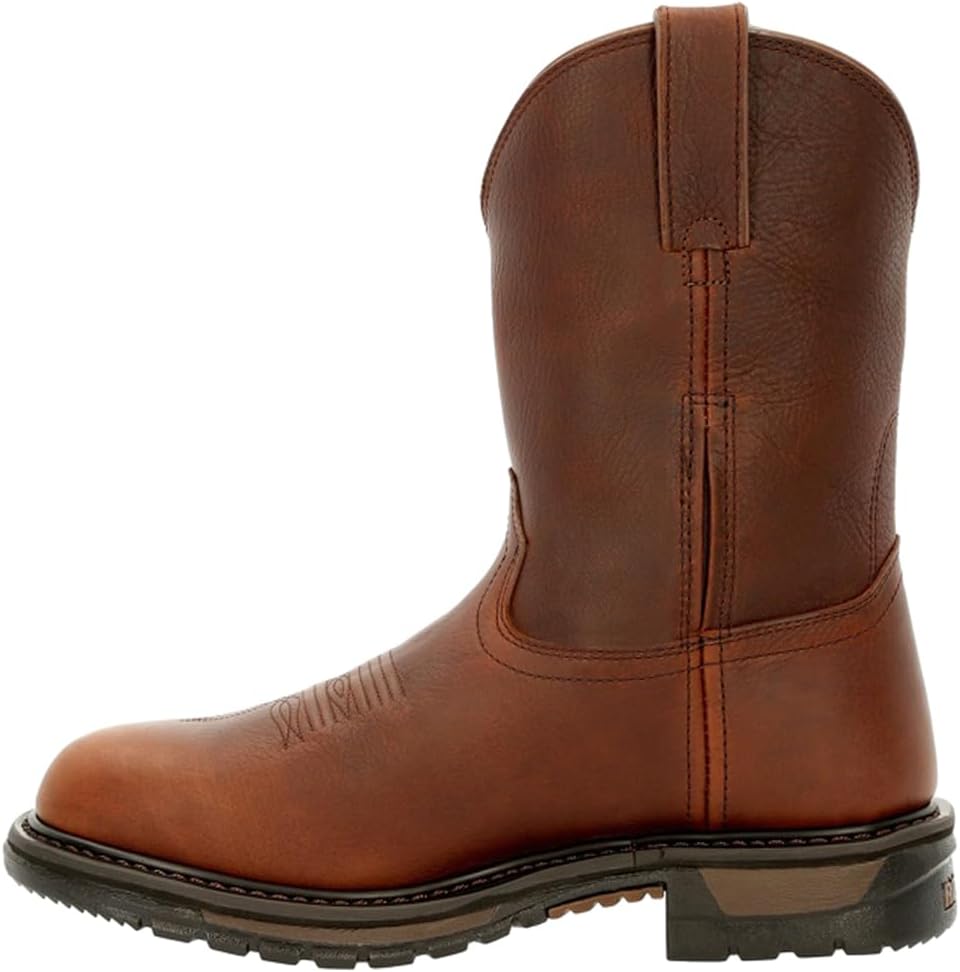 Rocky Men's Original Ride Western Boot, Brown, 12 Wide