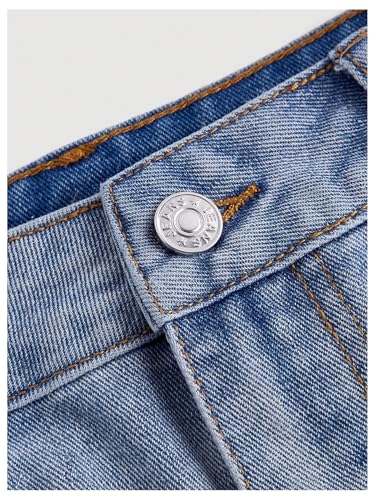 SHENHE Women's Denim Mini Skirt Bowknot Straight Jean Skirt Summer Cute Mini Skirts3